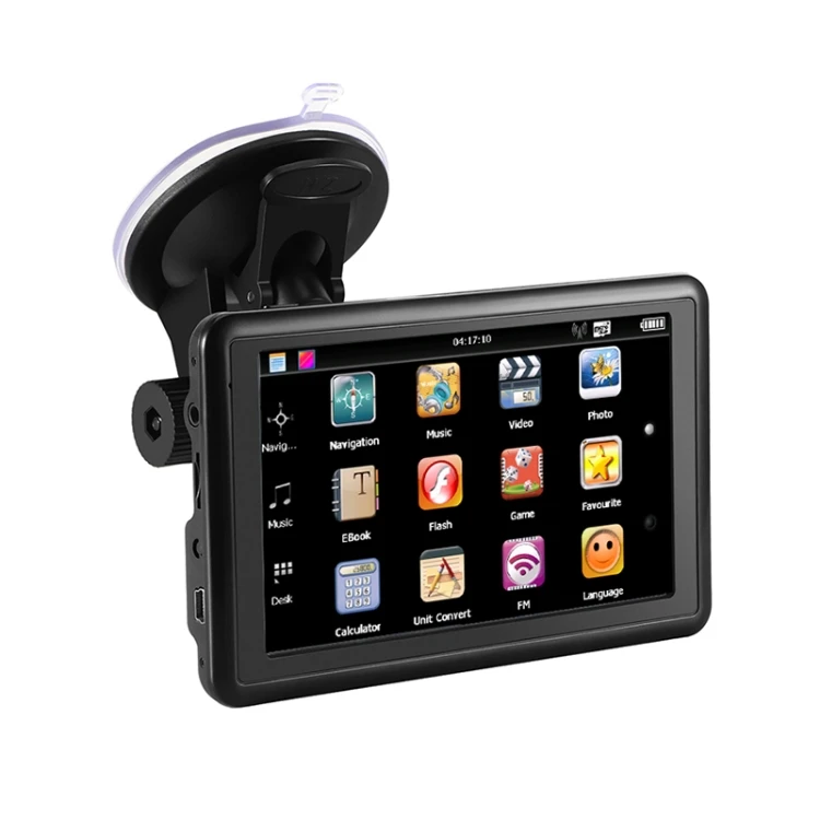 Оптовая продажа Q5 автомобиля 5 дюймов HD TFT сенсорный экран GPS навигатор Поддержка TF-карты/MP3/FM