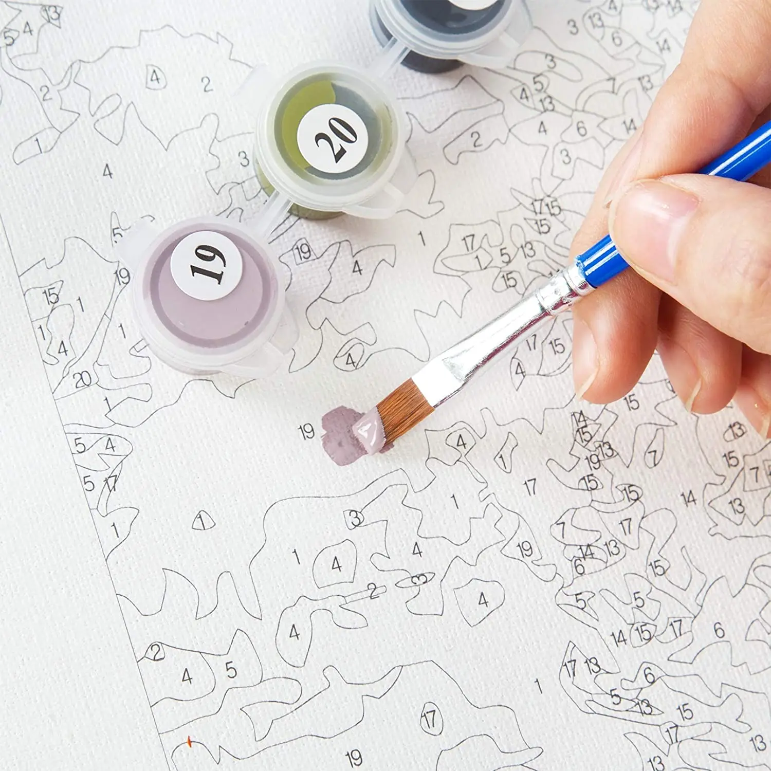 DIY digital painting picture coloring zero-based hand-painted oil painting unique gift home decoration children