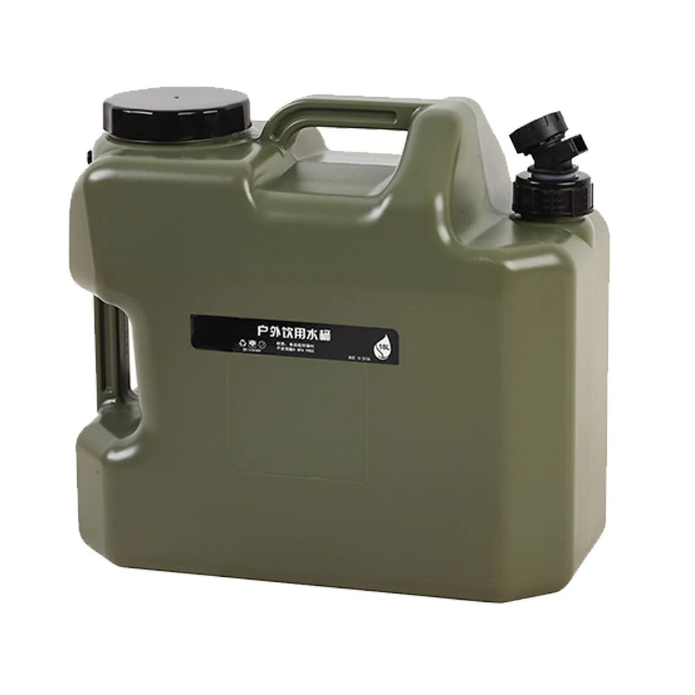 outdoor water storage 10L 12L 18L 20L PE water container with faucet for hiking picnic BBQ camping water storage jug