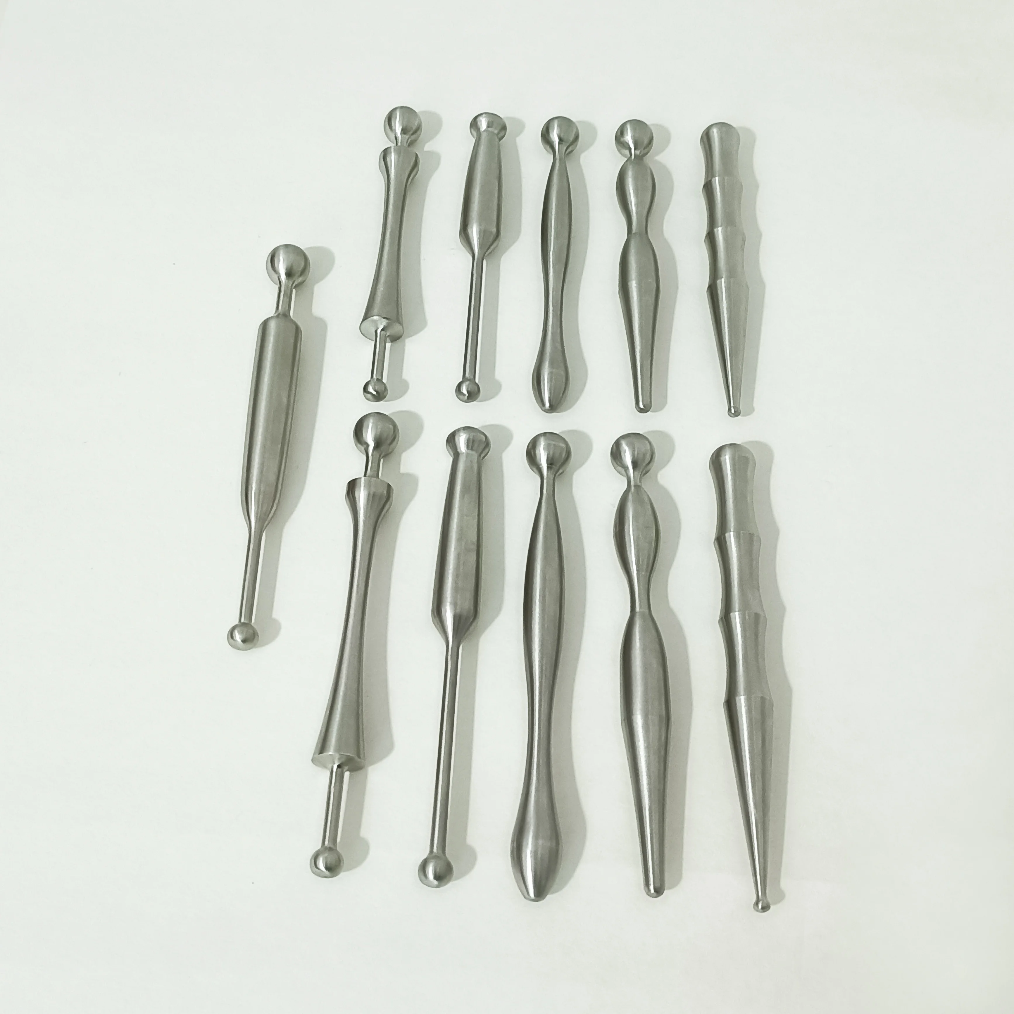 Facial reflexology tools for face metal stick facial massage myofascial release IASTM stainless steel facial reflexology tool