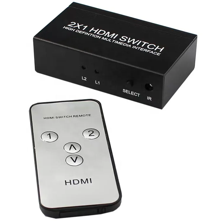 HDMI сплиттер, лучшая покупка 2 в 1 с пультом дистанционного управления 1080P 3D, хорошее качество