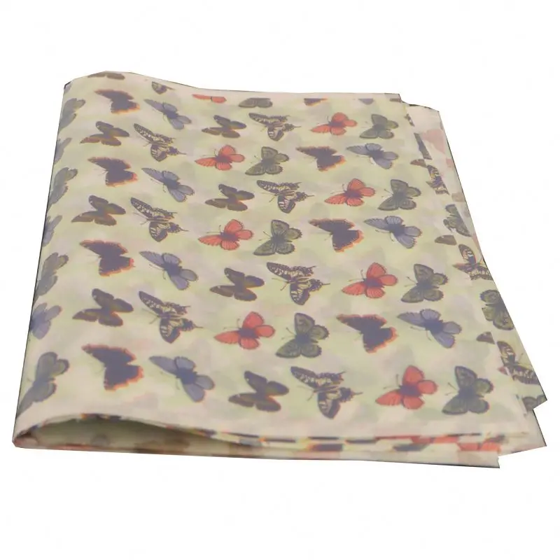 
Custom design logo printed food wrapping tissue paper 