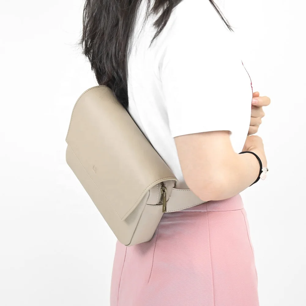 Premium Microfiber Leather Bag Multi-function Waist Bag Hands-free Diaper Bag for Mommy