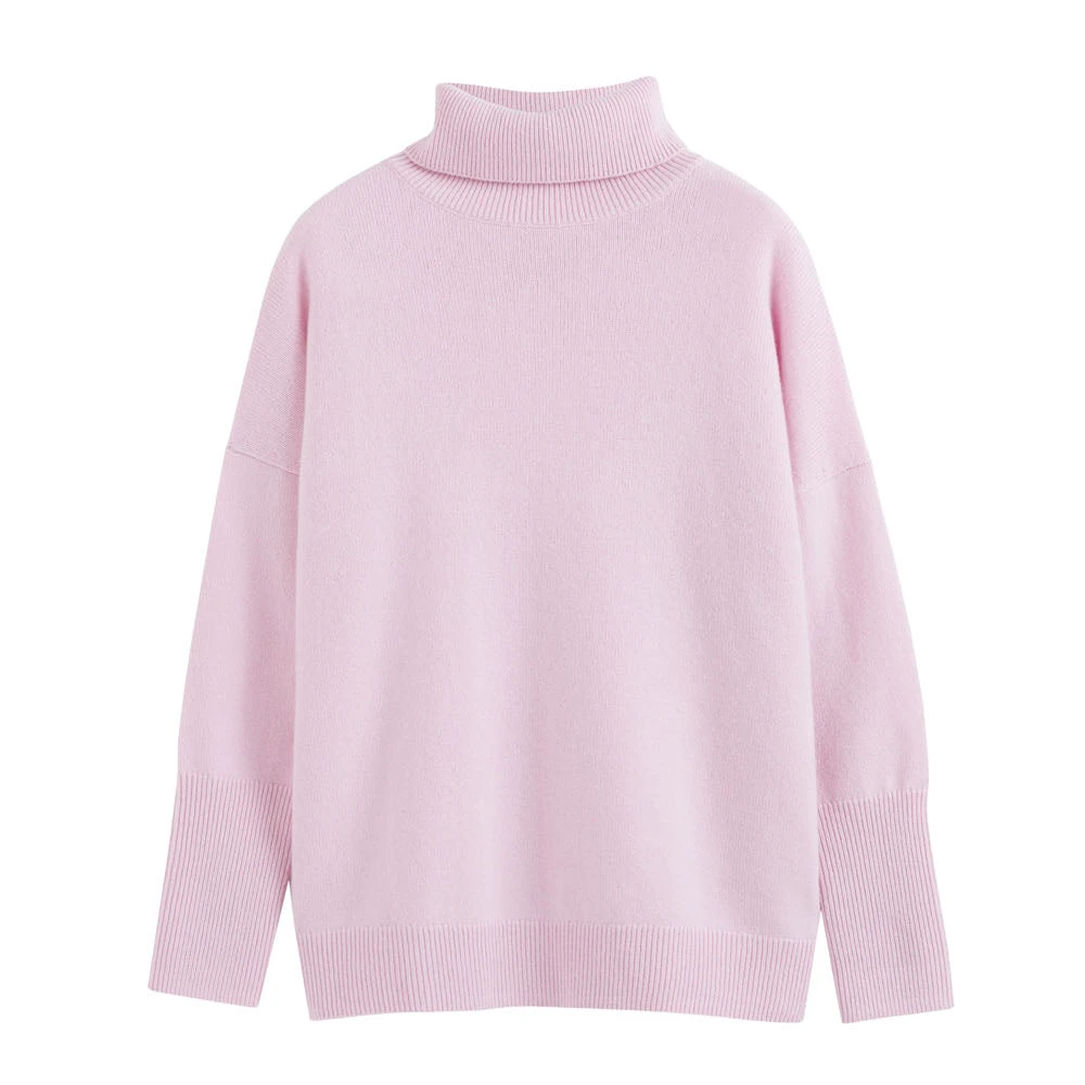 2023 Professional Manufacturer custom womens turtleneck wool pullover sweaters cashmere sweater for women