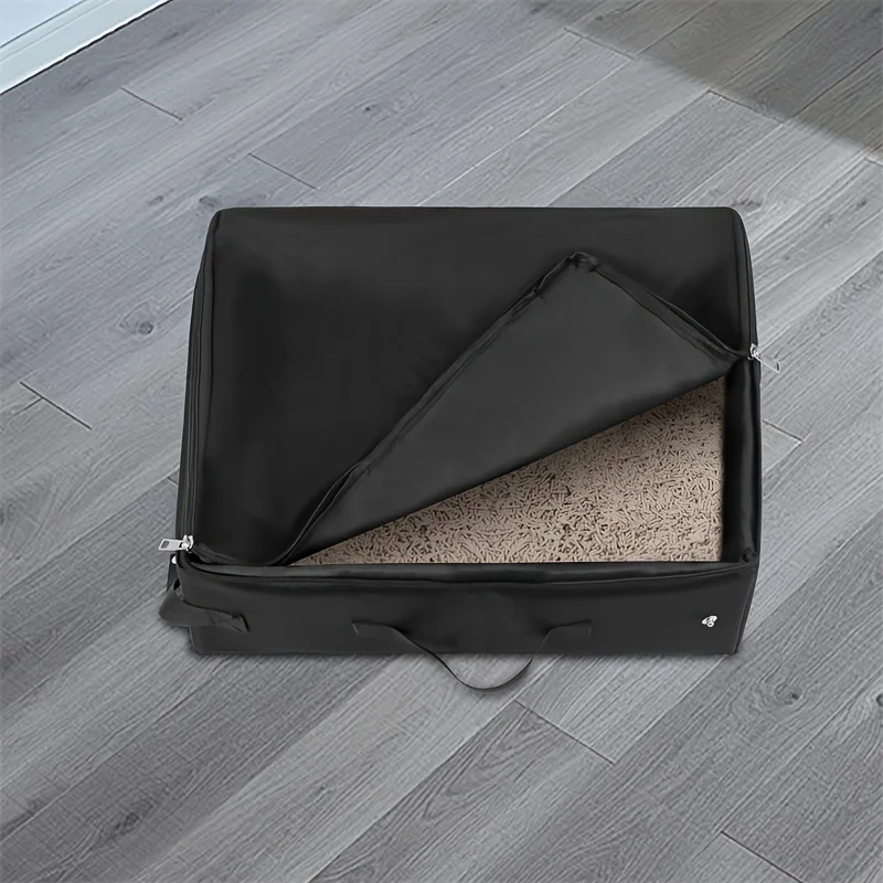 Cat Litter Box With Lid Cat Litter Box Enclosure Foldable Hooded Kitty Litter Tray Box