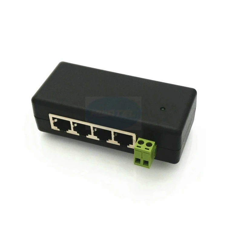  HWATEL оригинальный инжектор с 4 портами питания через Ethernet poe 48 В для POE пассивной камеры wifi