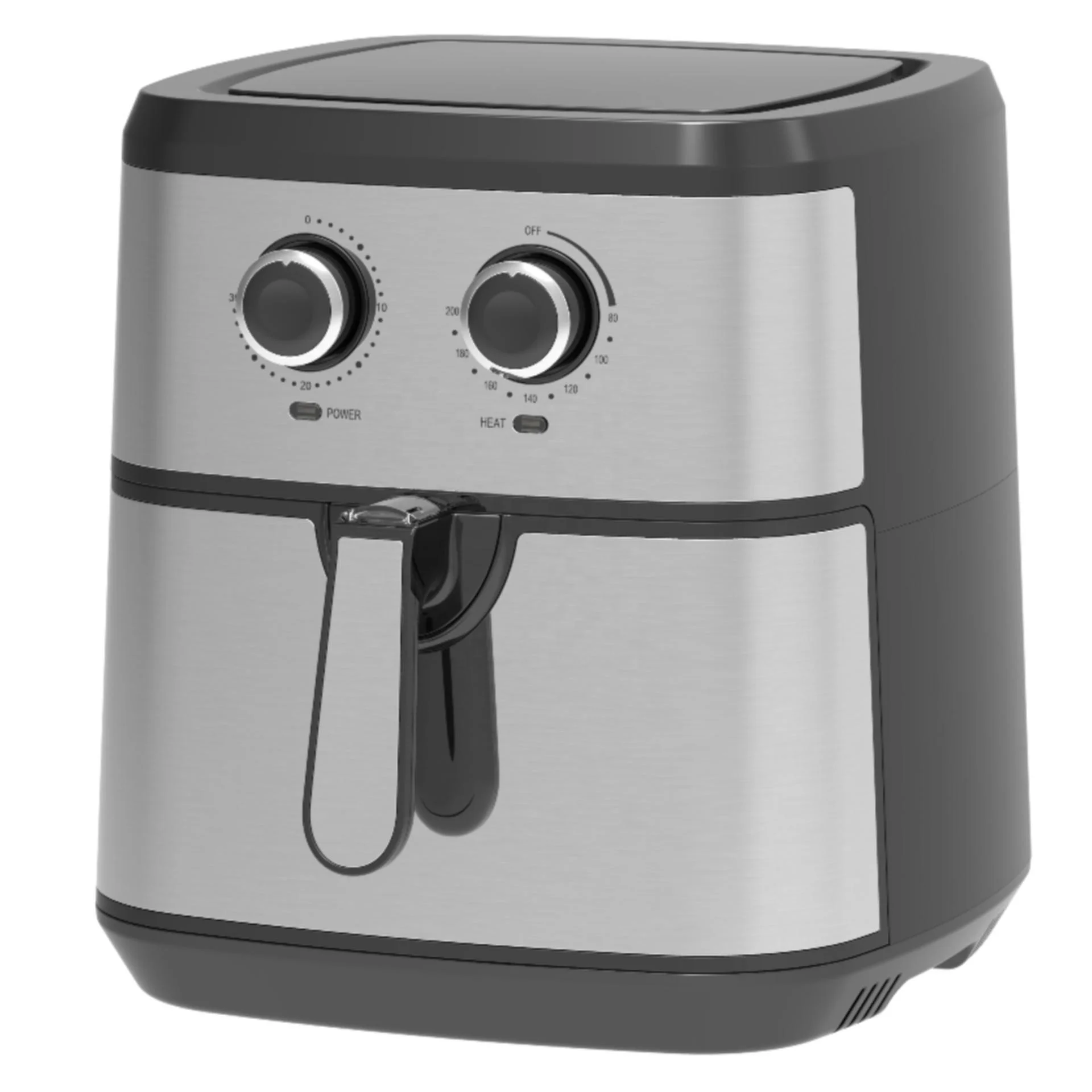 Kitchen accessories stainless steel  7.5L 9L  manual electric deep fryers large capacity  air cooker fryer