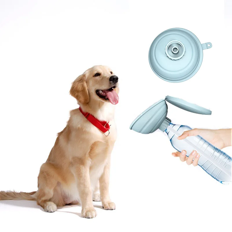 Переносная бутылка для воды для домашних животных, бутылка для воды под заказ, для прогулок с собаками, поилка для собак