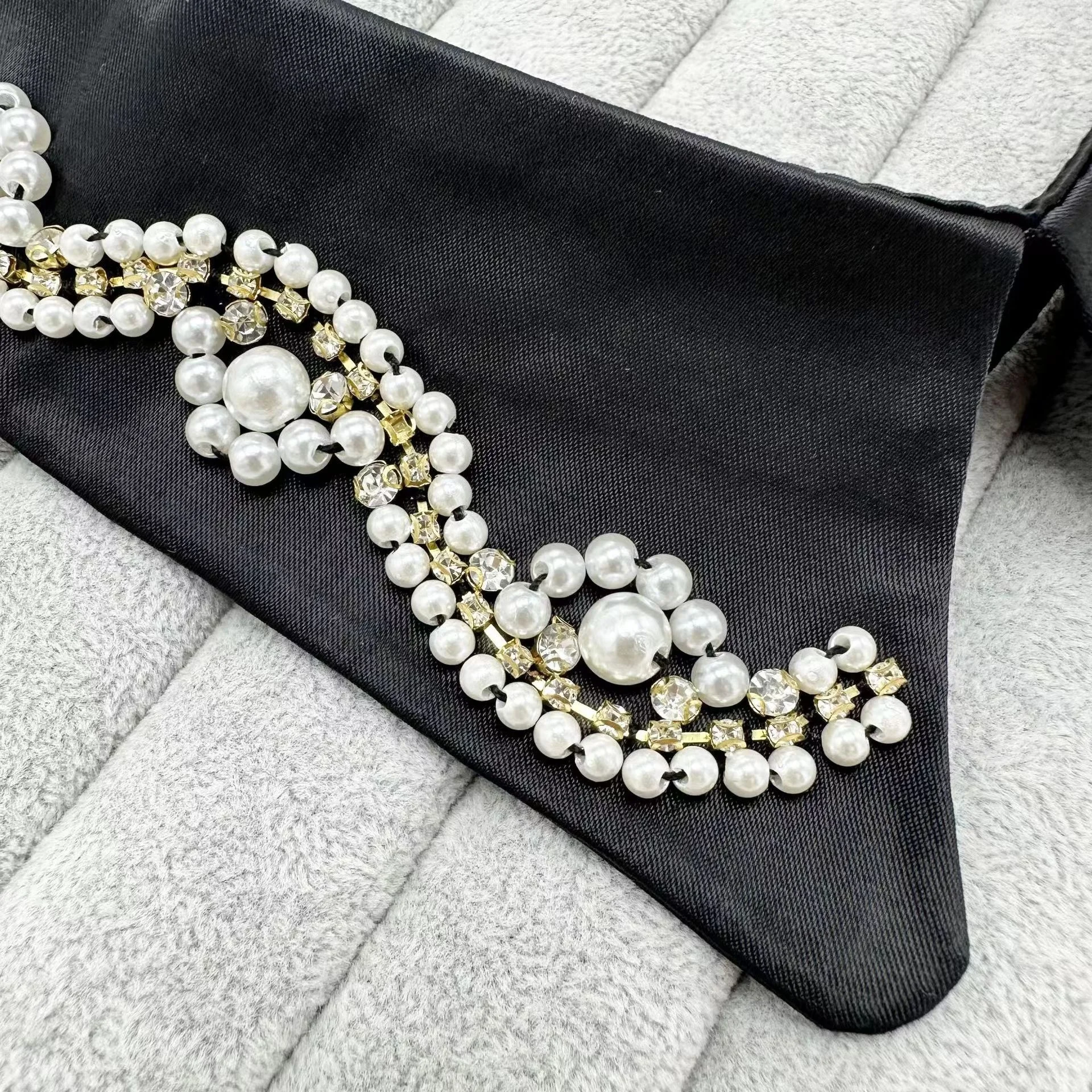 SHANGJIN Fashion fashion beading women collar luxury beaded neckline collar