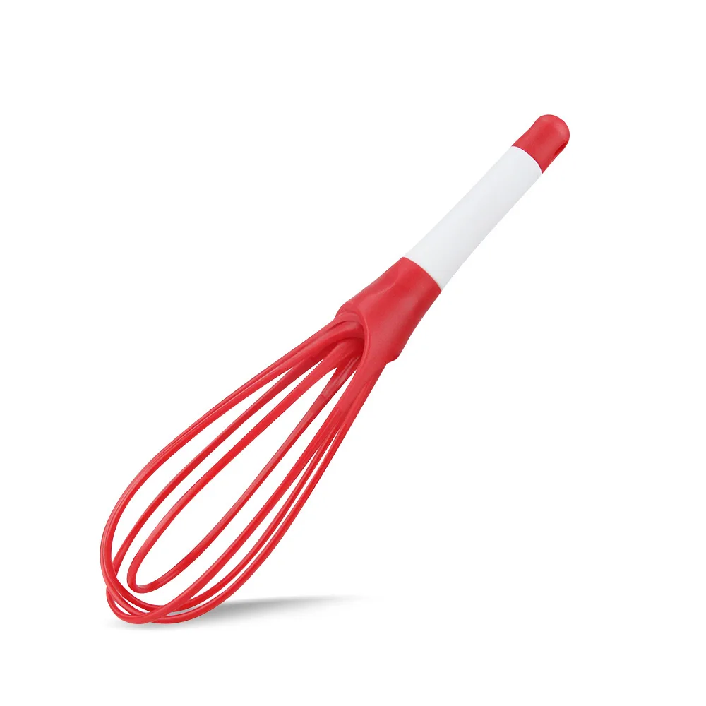 Food Safe Heat Resistant  Wire Whisk Egg Mixer BeatervSilicone Egg Whisk