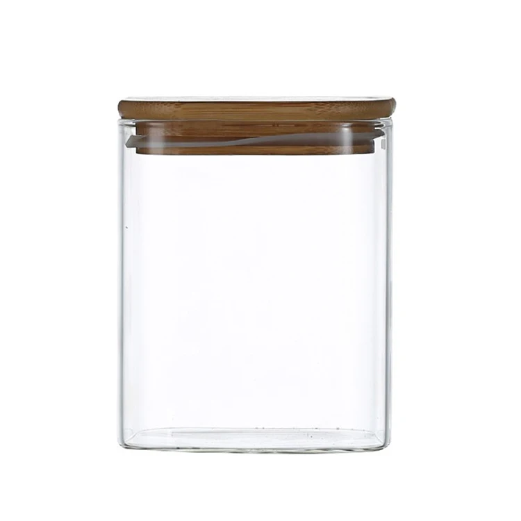 Glass Spice Jars/Bottles 450Ml 750Ml 1000Ml 1500Ml 2000Ml Empty Square Spice Containers