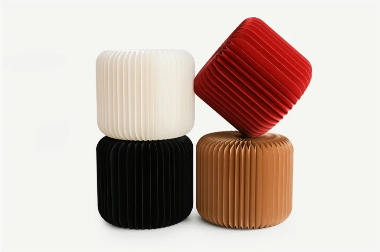 New eco-friendly paper stool H42cm Creative Portable  Folding Stool  Space saving  furniture Paper Folding Chair