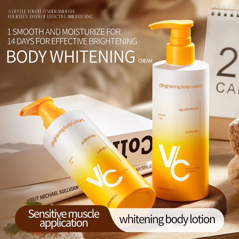 Wholesale Cream Body Lotion Collagen Kojic Acid Cocoa Butter Retinol Vitamin C Body Lotion For Black Skin