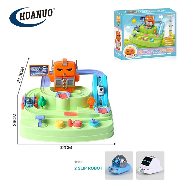 Education game parking lot vehicle play sets race car track adventure boy toys for kids children