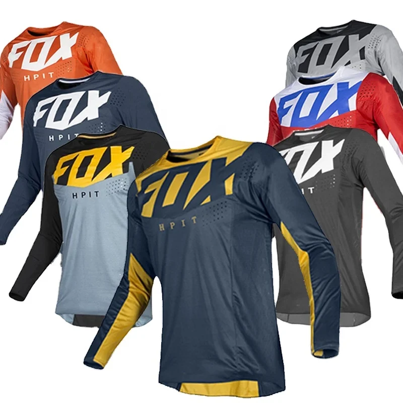 Downhill Jersey New Mountain MTB Bike Shirts Men and Women Long-sleeved Thin Section Sunscreen Off-road Motorcycle Jersey