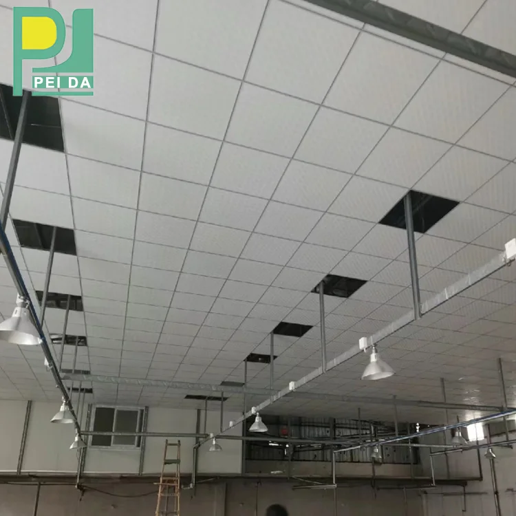 PVC Gypsum Ceiling Tile  595X595 For Interior Decoration