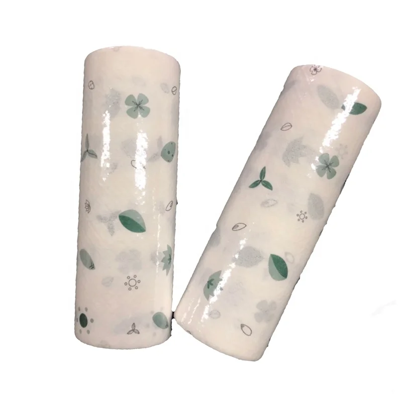 New design reusable 3-color printed checkered lazy kitchen dish wet and dry wipes