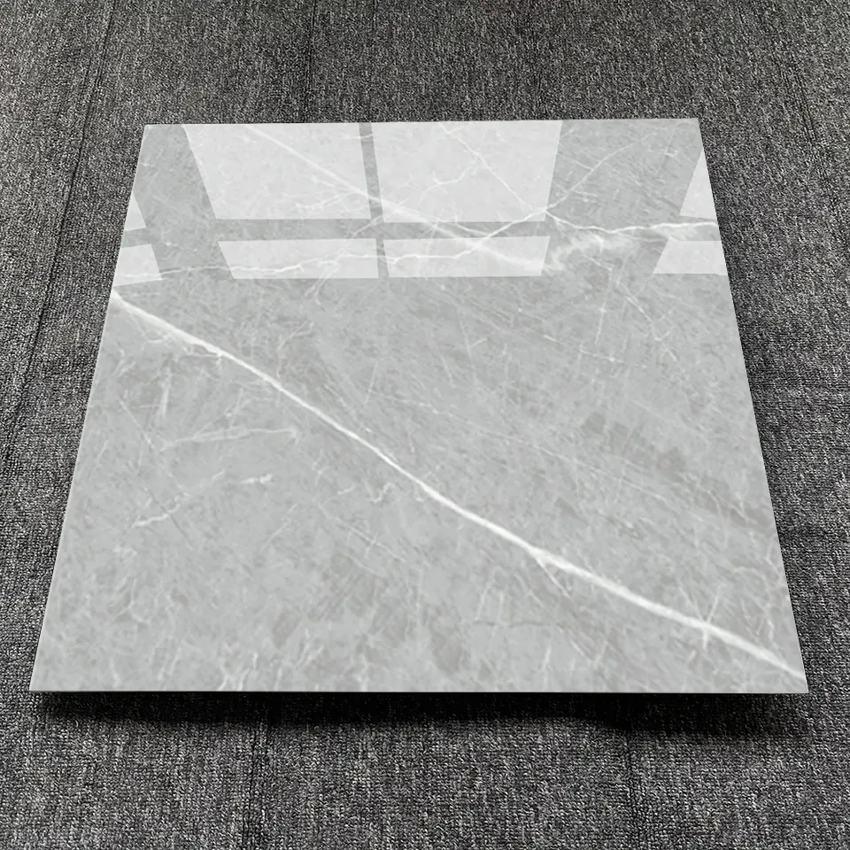 Grey Artificial Decoration Ceramic Floor Tiles HS Code 60x60 Marble Effect Porcelain Flooring Types Marble Floor Tile