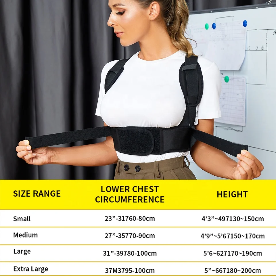 Physical Therapy Shop 2021 Magnetic Lumbar Support Women Back Posture