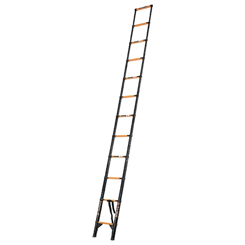 long lasting corrosion resistant carbon steel ladder Promotion carbon steel adjustable multi-purpose telescopic ladder
