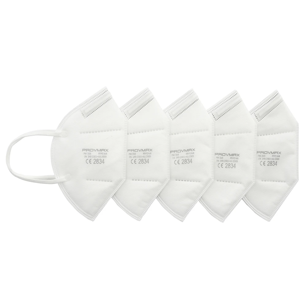 
 Оптовая продажа, готовый к отправке респиратор ffp2 для защиты от пыли ce 2834, маска без клапана  