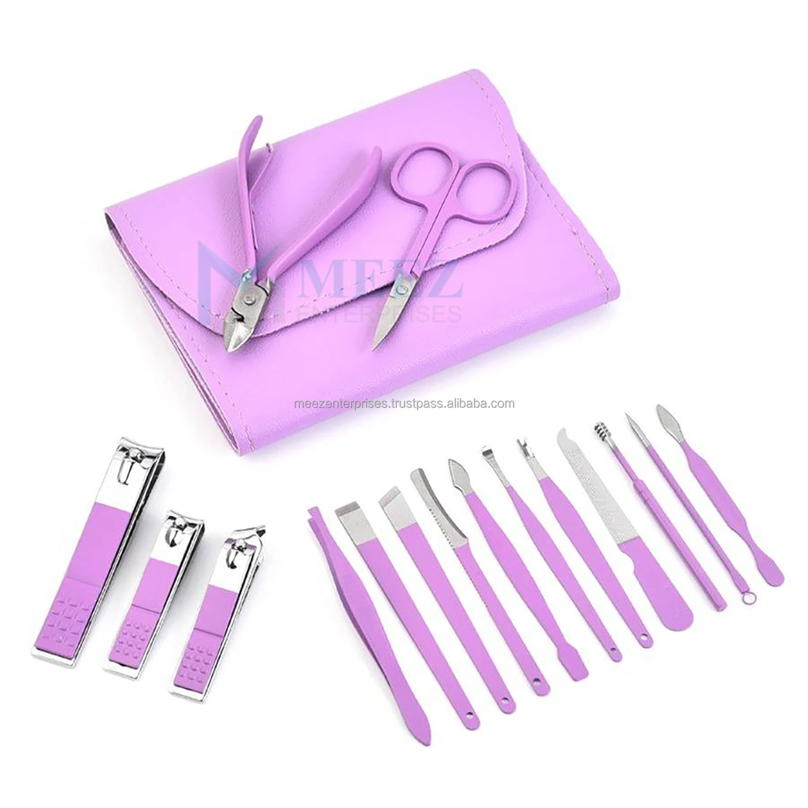 Best Quality Stainless Steel Manicure Pedicure Professional Grooming Nail Clippers Beauty Kit Instruments