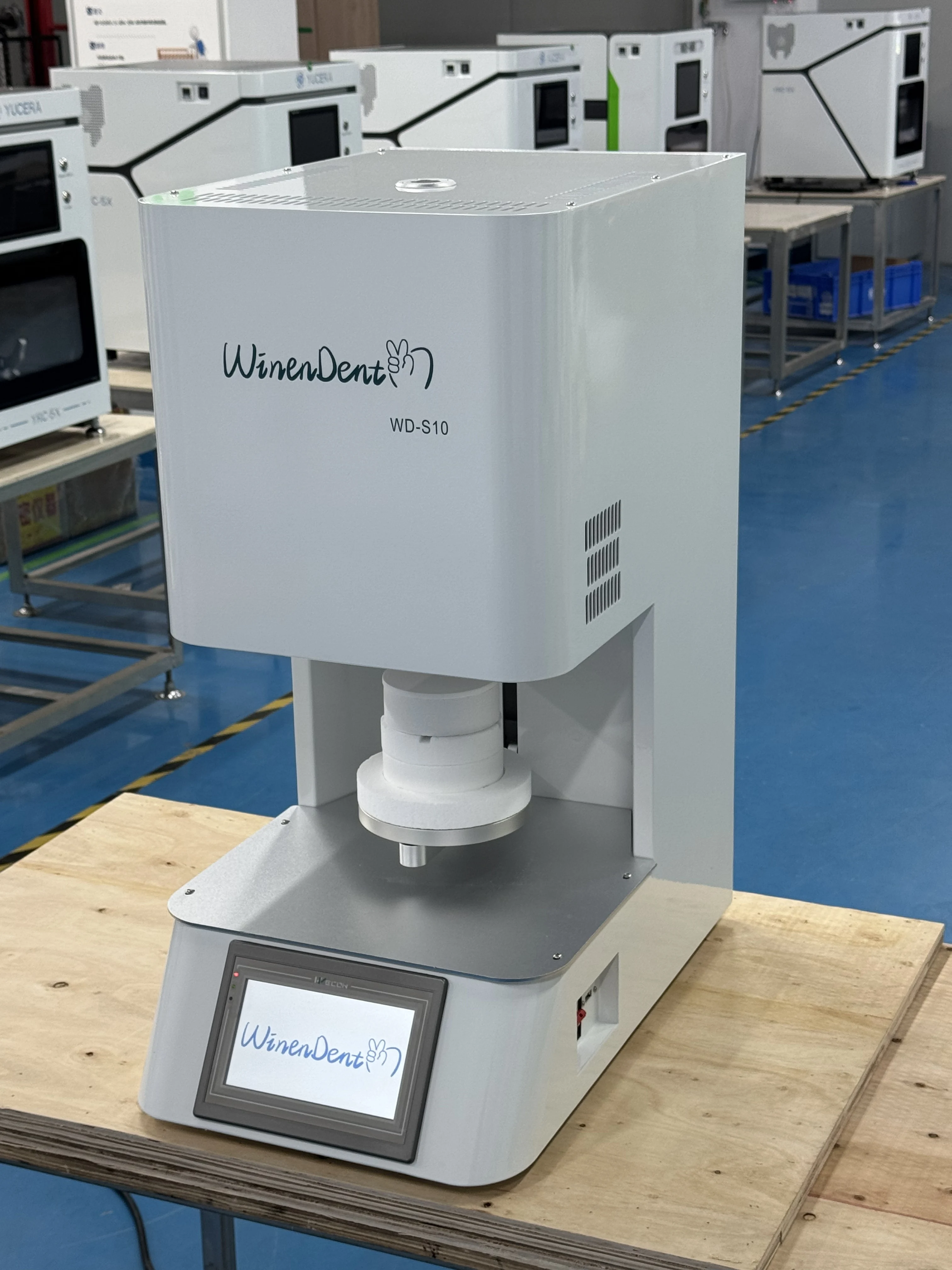 Dental Electric Equipment Touch Screen Silicon Molybdenum Rod Heater Zirconia Teeth Crown Dental Sintering Furnace Oven Machine