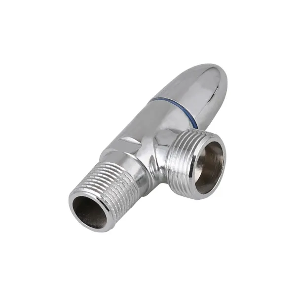 Most Popular 90 degree quick open 1/2 inch Chrome Plated Brass Angle Valve for european market