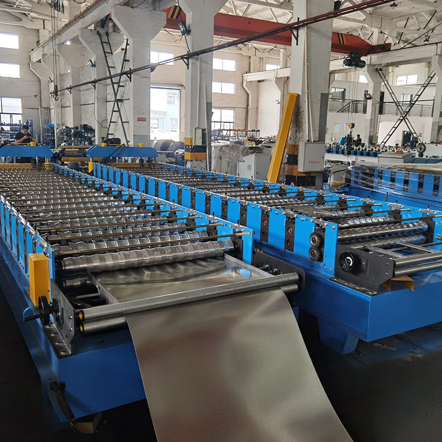 Double Layers Sheet Machine Double Layer Roll Forming Machine Double Layer Roof Panel Roll Forming Machine Corrugated