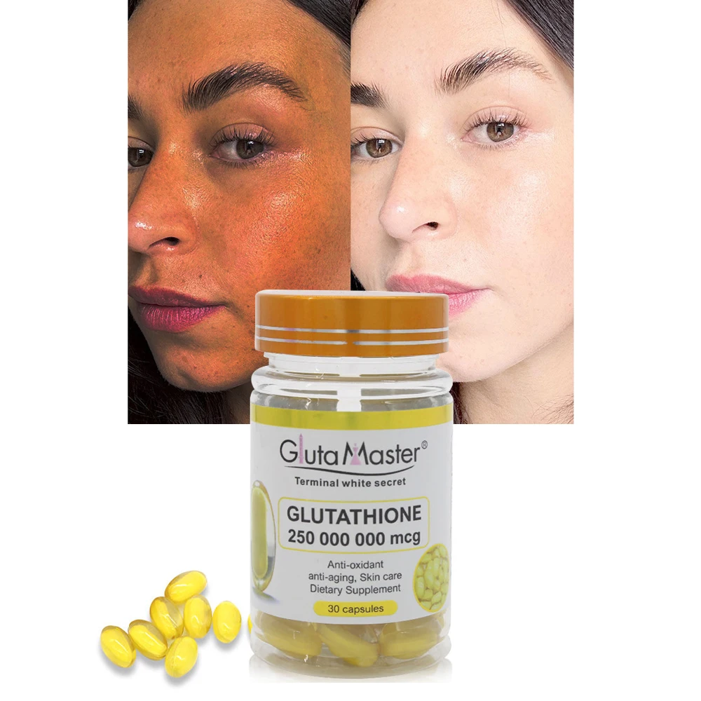 OEM Gluthatione Capsule Skin Whitening Supplements Collagen Powder Remove Dark Spots Skin Lightening Super Whitening Pills