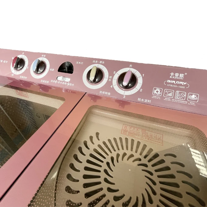 Semi-automatic twin tub machine a laver electric large cloth washer top loading 20kg washing machine for home hotel