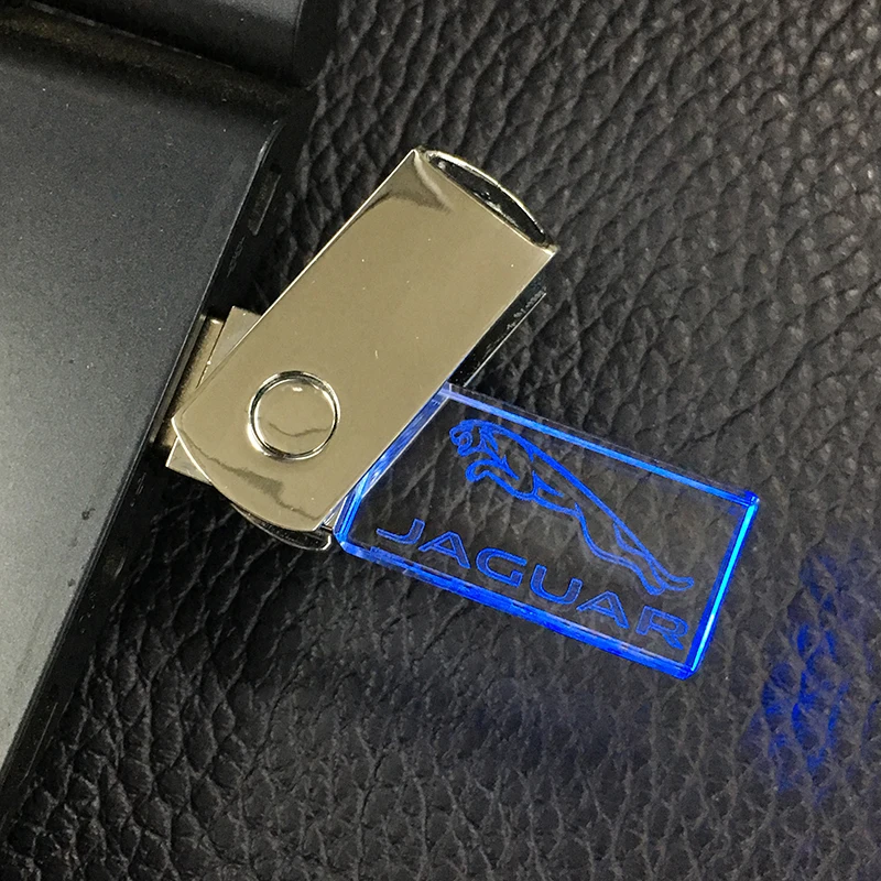 Оптовая продажа Хрустальный usb флеш-накопитель со светодиодной подсветкой 1 ГБ 2 4 8 16 32 64 стеклянная