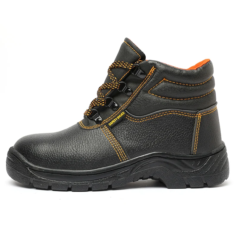 CE oil water resistant anti slip work shoes steel toe puncture proof men industrial construction safety shoes boots S3