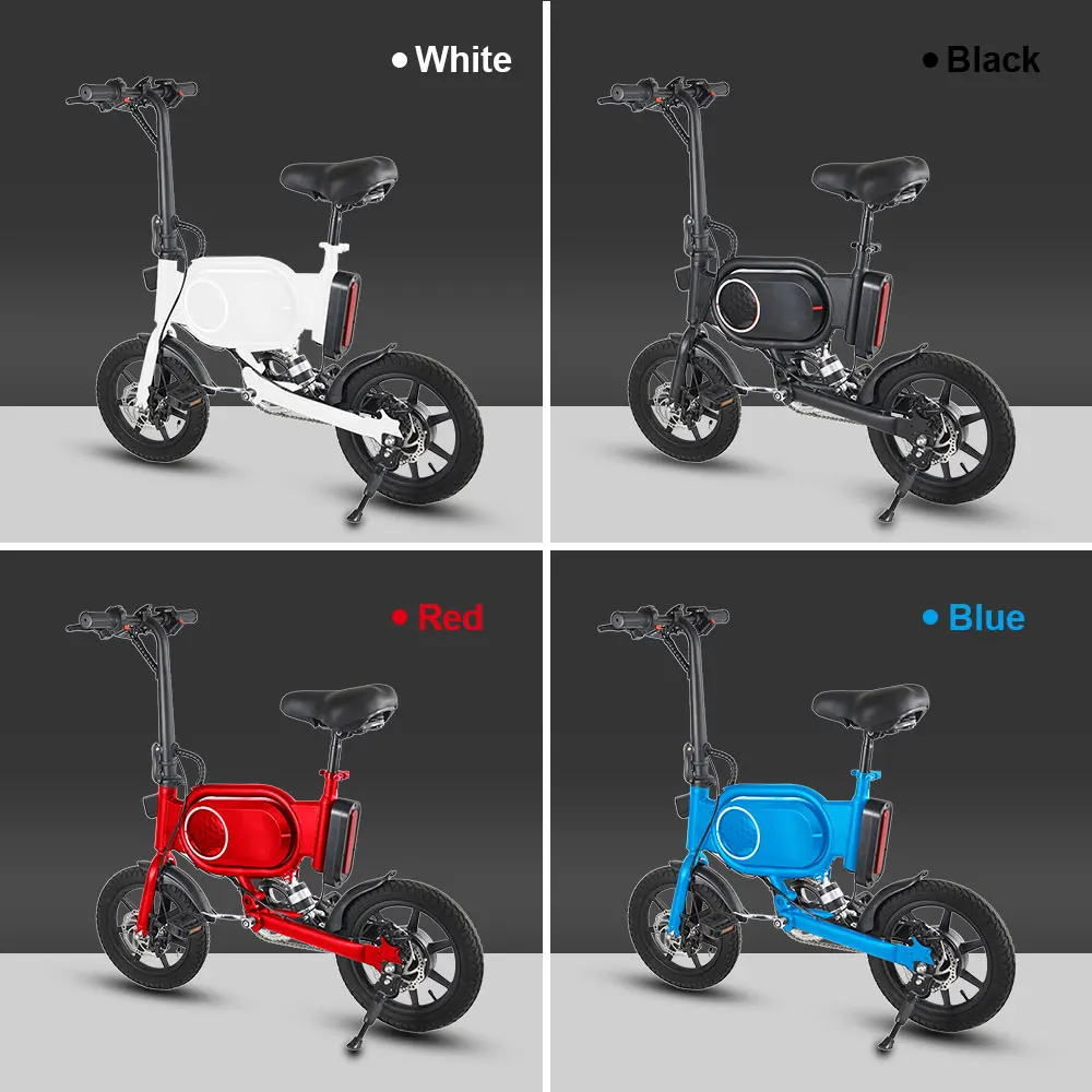 EU warehouse 12 inches wheel  350w 7.5 ah electric kick scooter Electric Folding Mini Bike e bike electric bike scooter adults