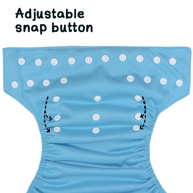 Ananbaby Wholesale Popular Adjustable PUL Baby Nappy Recycle Daily Use Newborn Cloth Diapers