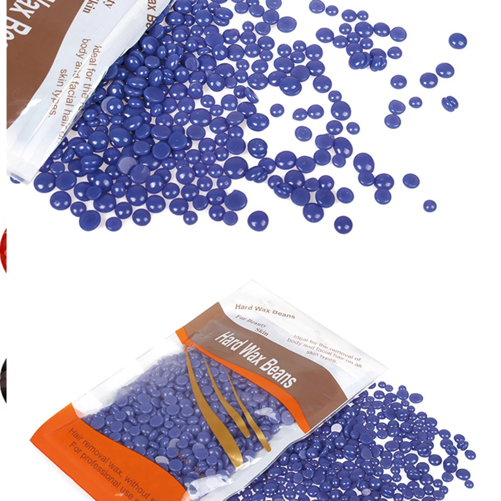 HJS High Quality deplicated Wax Hair Removal Wax Beans Set Hard Wax Beans For Hair Removal At Home