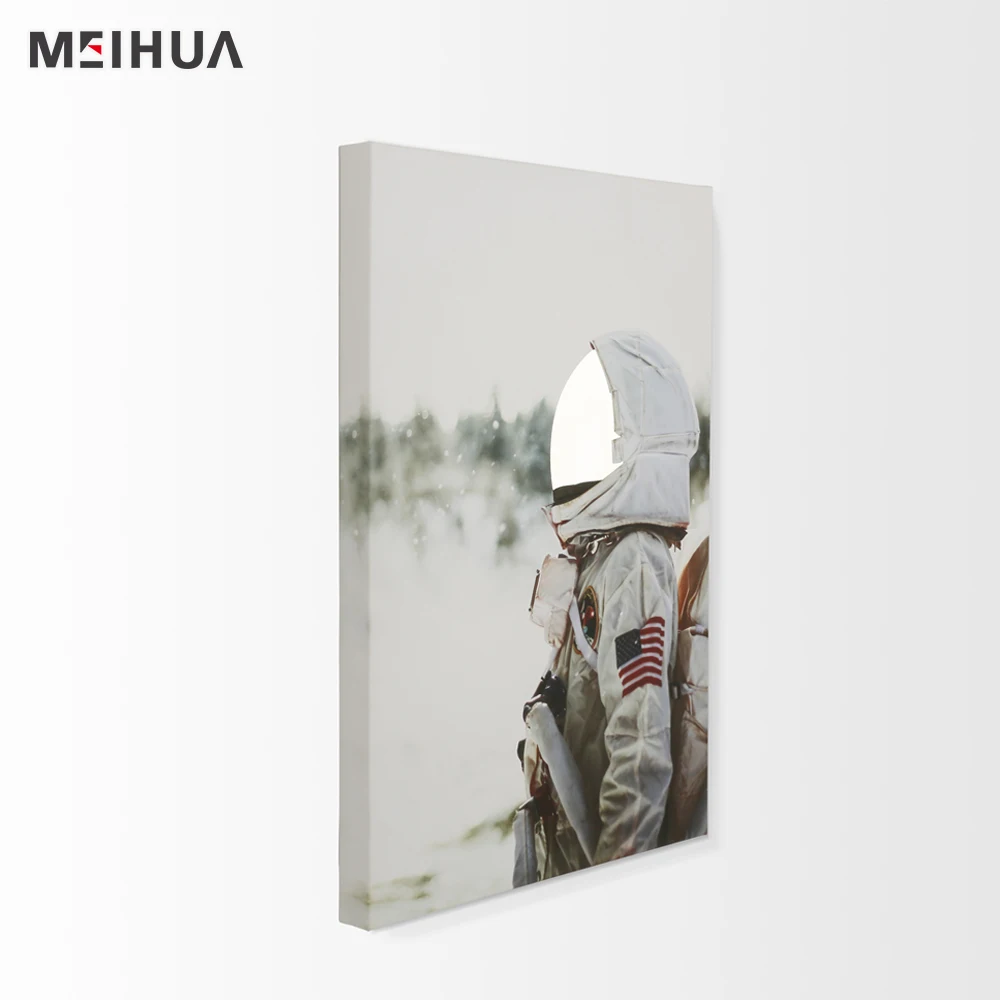 Astronaut Wall Art With Iridescent Foiling Oil Painting Fine Art Canvas Prints For Office Bedroom Living Room Modern Home Decor