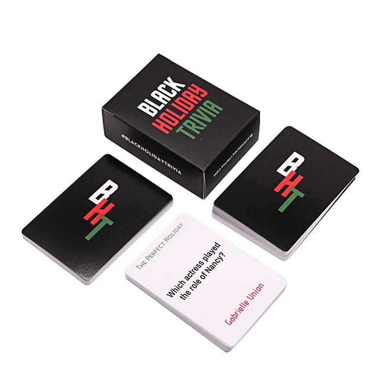 WJPC-Game Paper Decks Customised Flash Relationship Party Private Label Custom Printing Board Adult Drinking Card Game