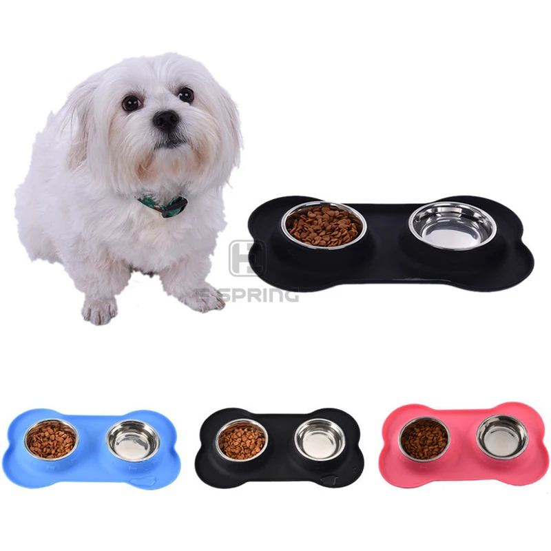 Factory custom silicone pet feeding mat bowl silicone dog food place mat bowl