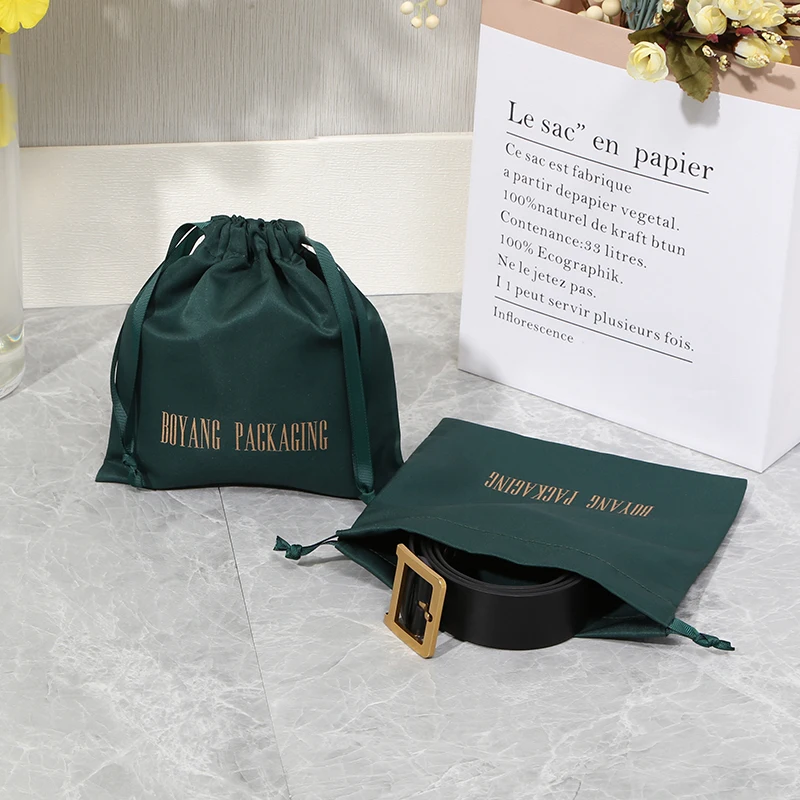 Wholesale High Quality Packing Pouch Luxury Velvet Shoe Packaging Dust Bags Drawstring With Custom Logo