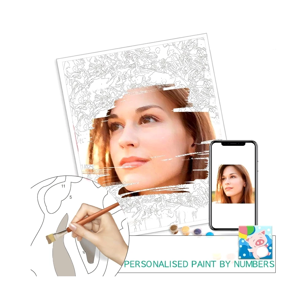 custom Mediterranean Sea Landscape DIY Painting By Numbers Kits  For Home Wall Decor Gift handPaint On Canvas