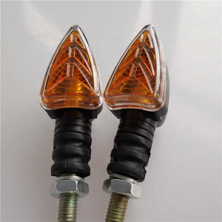 Scooter Motorcycle Flasher LED Motorcycle Turn Signal Indicator Blinker Amber Lamp 12V Universal Motorbike Turn Light