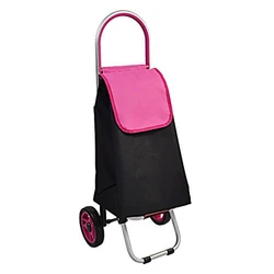 High Quality Waterproof Eco Bag Lightweight Wheeled Shopping Foldable Cart Foldable Push Cart Luggage Bag With Wheels