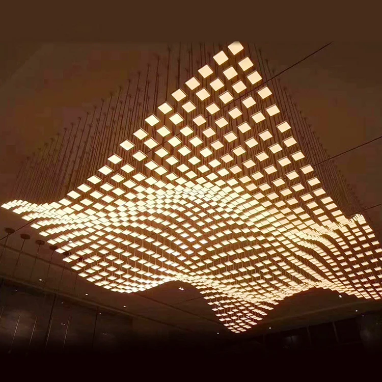 Big Large Hotel Living Room Black Gold Silver Crystal Lighting Ceiling Chandelier