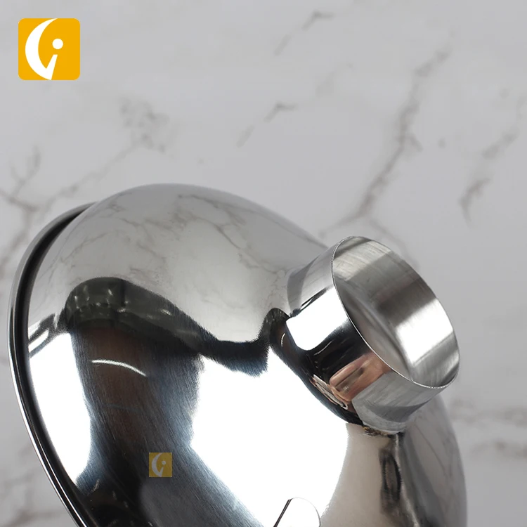 18/8 Stainless steel wide-mouth funnel kitchen funnel with handle for wide mason jars canning jars