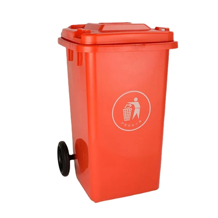 Solid waste container 120L household and industrial waste cart