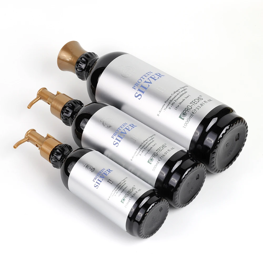 OEM Professional Salon Use Collagen Botanicals Silver Hair Keratin Straightening Brazilian for Blonde Hair