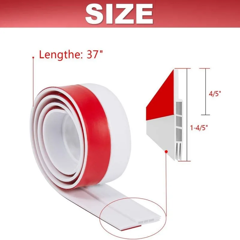Door bottom thermal seal strip bedroom door soundproof windproof strip