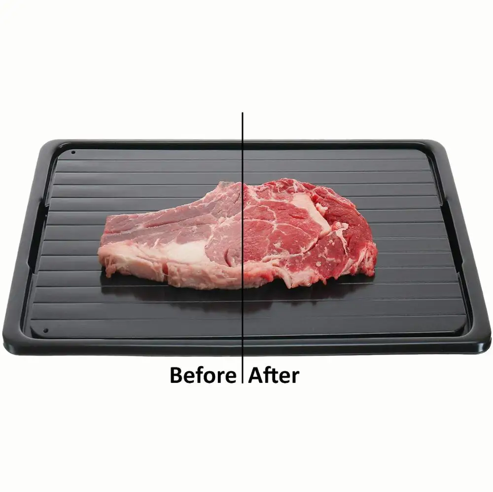 Defrosting Tray Frozen Food Rapid Thawing Plate For Fast Quick Rapid Meat, No Electricity Food rapid defrost thawing meat
