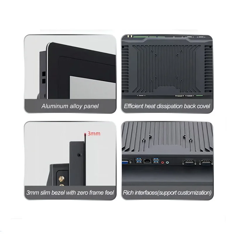 OEM нержавеющий win 10 rk3568 android linux 3 ethernet водонепроницаемый настенный 8 12 15 17 19 27 49 дюймовый монитор ip67 панельный